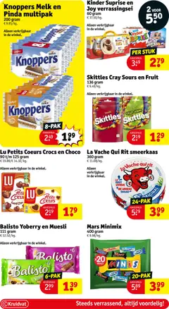  | Pagina: 27 | Producten: Skittles, Twix, La, Fruit
