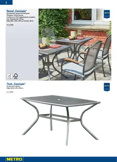 Metro Gast & Garten 2026 ab 01.01.2026 gültig | Seite: 8 | Produkte: Sessel, Tisch