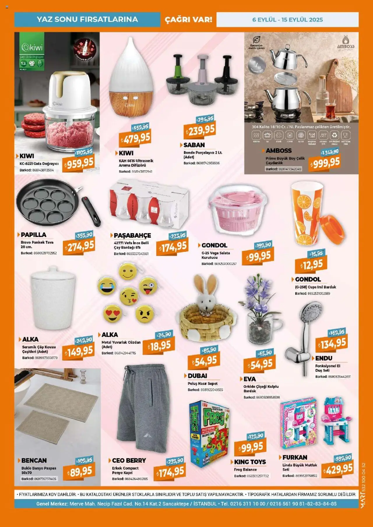 Çağrı Market Güncel Katalog - 06.09.2025 tarihinden itibaren geçerlidir | Sayfa: 16 | Ürünler: Paspas, Parçalayıcı, Çay bardağı, Kurutucu
