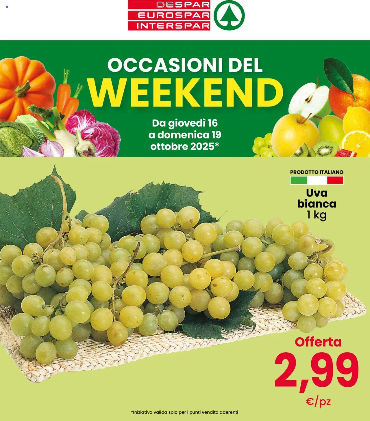 Volantino Interspar del 16.10.2025 | Pagina: 1