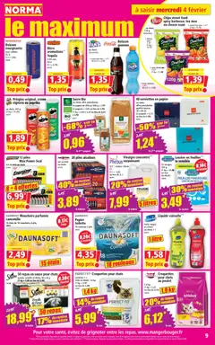 Norma - Prévisualisation de Norma catalogue valide à partir de 04.02.2026 | Page: 9 | Produits: Cassonade, Sucre, Volaille, Liquide vaisselle