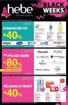 Pogląd oferty "Hebe Black Friday" - ważna od 07.11.2025