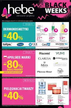 Pogląd oferty "Hebe Black Friday" - ważna od 07.11.2025