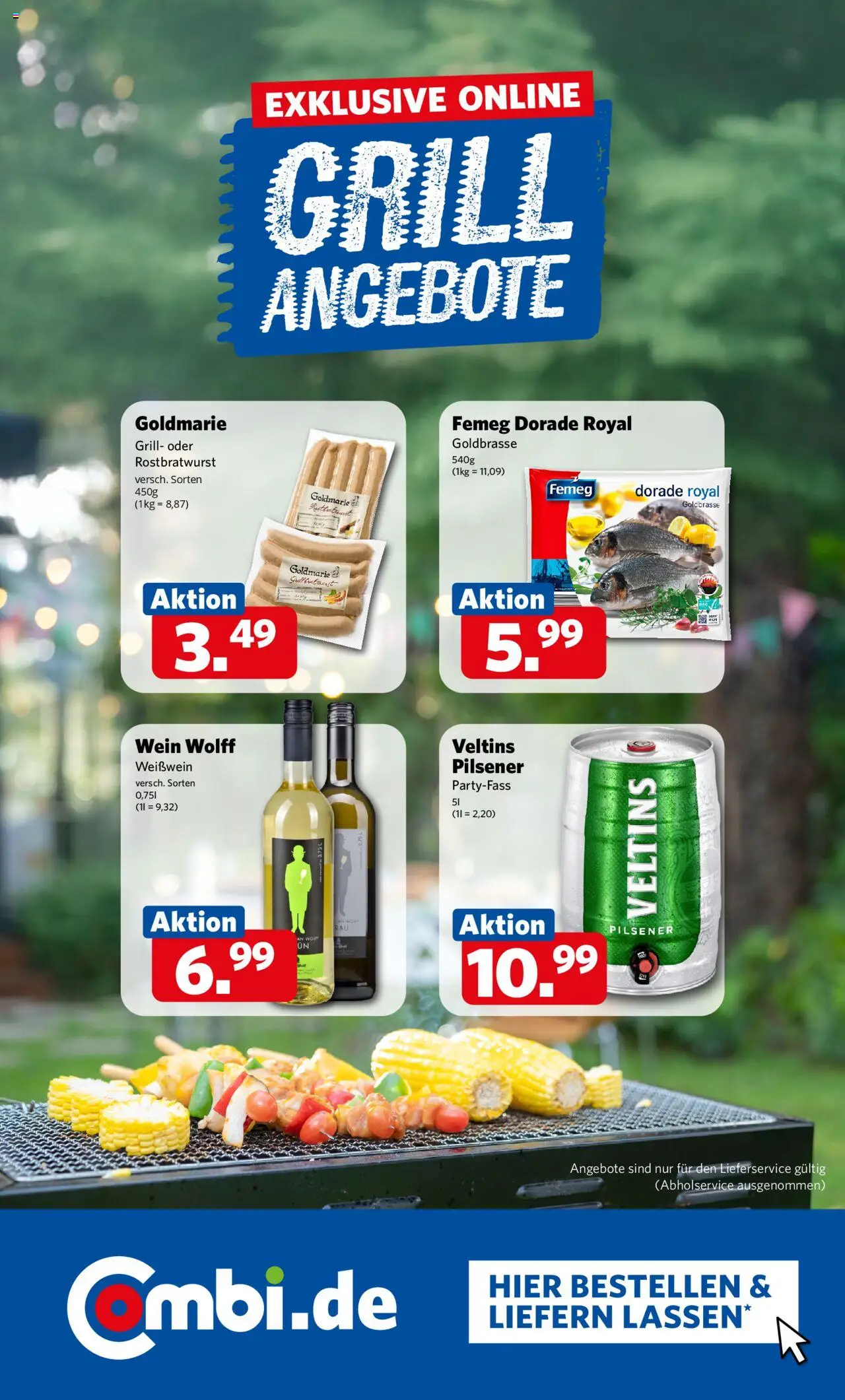 Combi Prospekt 	 - gültig ab dem 03.08.2025 | Seite: 35 | Produkte: Dorade, Grill, Weißwein, Veltins
