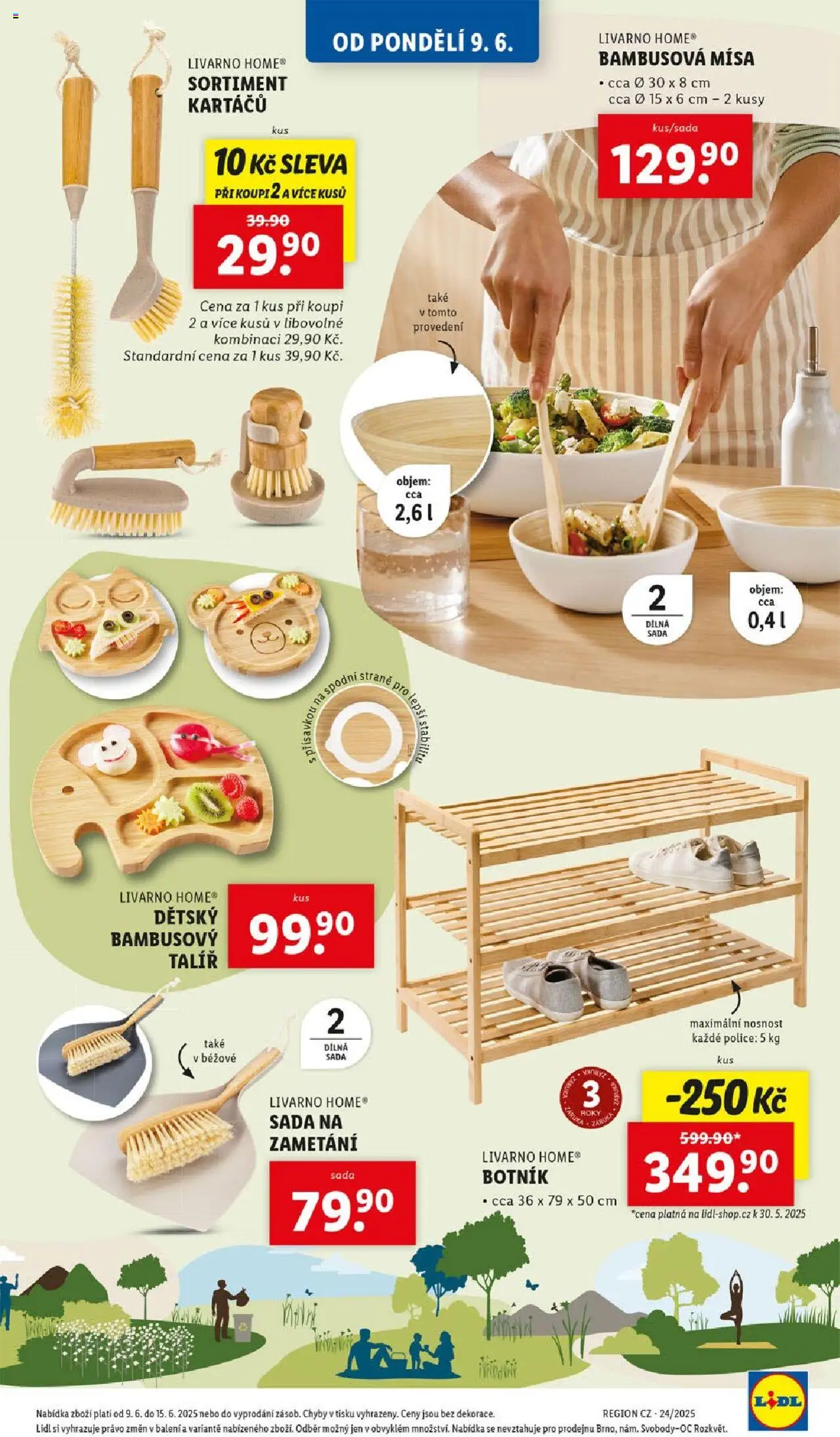 Lidl leták od 09.06.2025 | Strana: 37 | Produkty: Talíř, Police, Botník