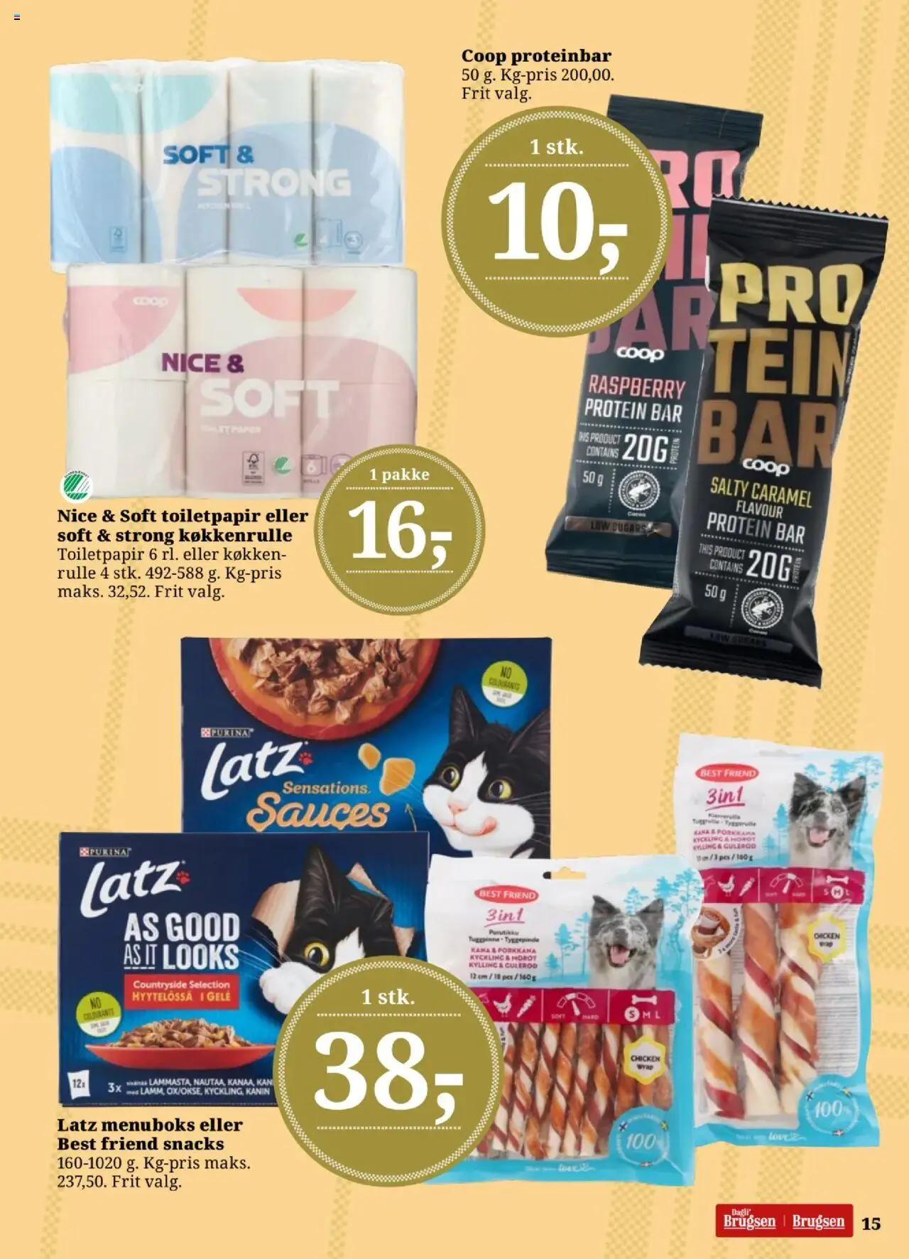 Dagli'Brugsen Tilbudsavis gyldig fra 15.08.2025 | Side: 16 | Produkter: Toilet, Gulerod