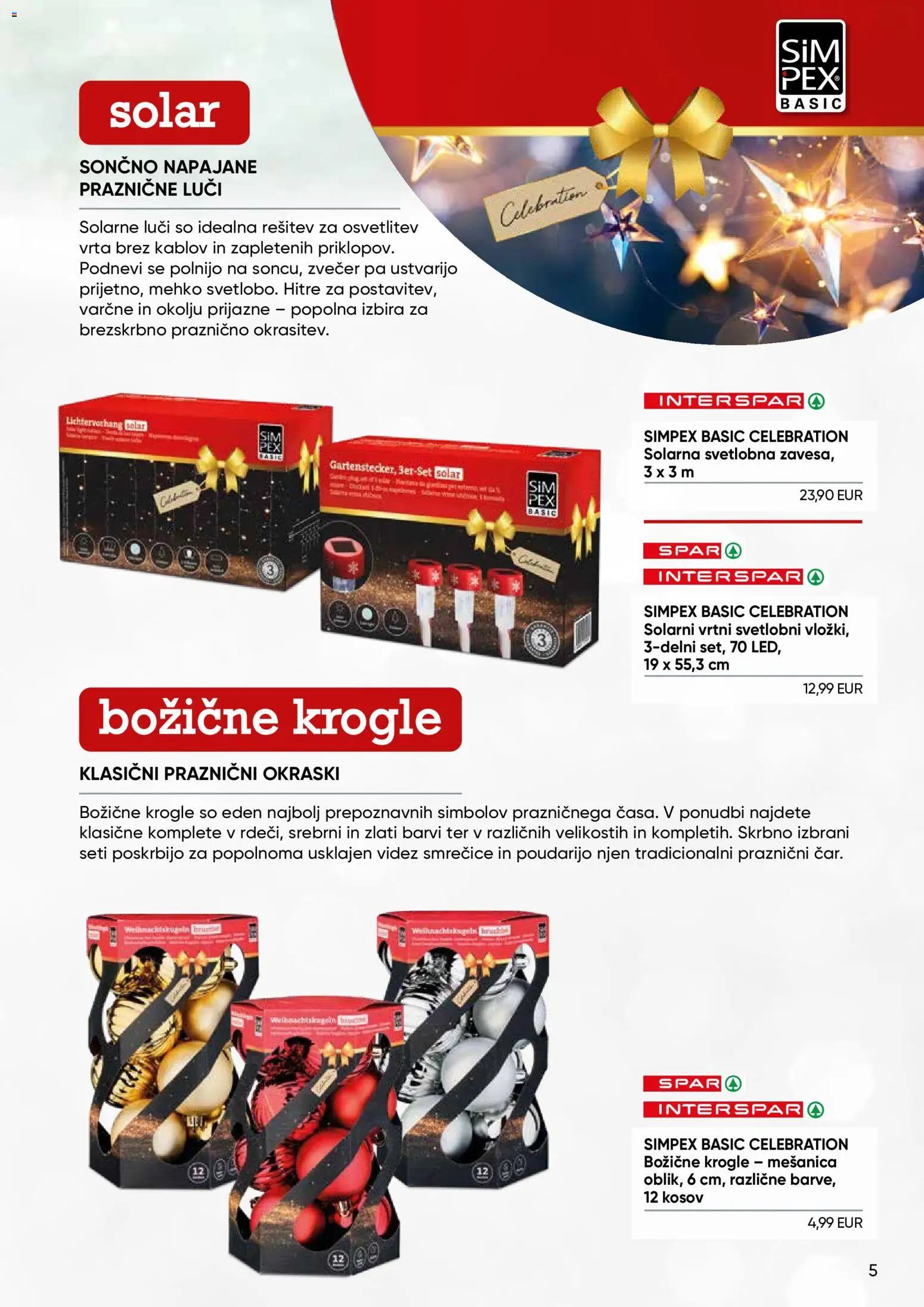 Novi Spar katalog ponudbe – veljaven od 02.12.2025 | Stran: 5