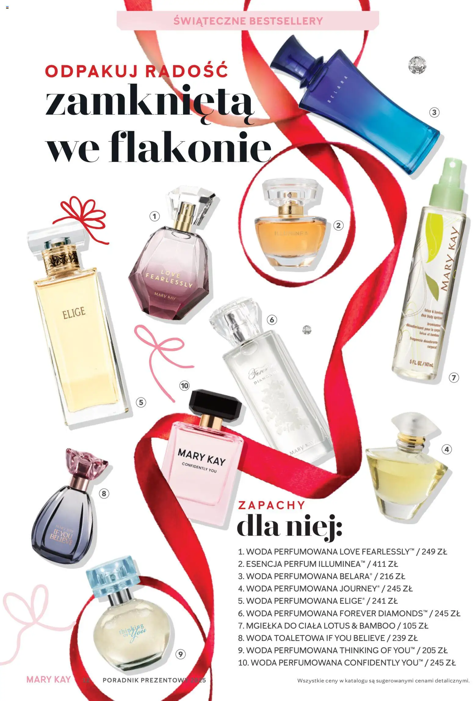 Mary Kay Katalog - Poradnik Prezentowy od 03.11.2025 | Strona: 12 | Produkty: Woda toaletowa, Woda