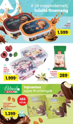Spar akciós ujság - amely érvényes a következő dátumtól: 15.05.2025 | Oldal: 2 | Termékek: Vegán, Brownie, Jégkrém