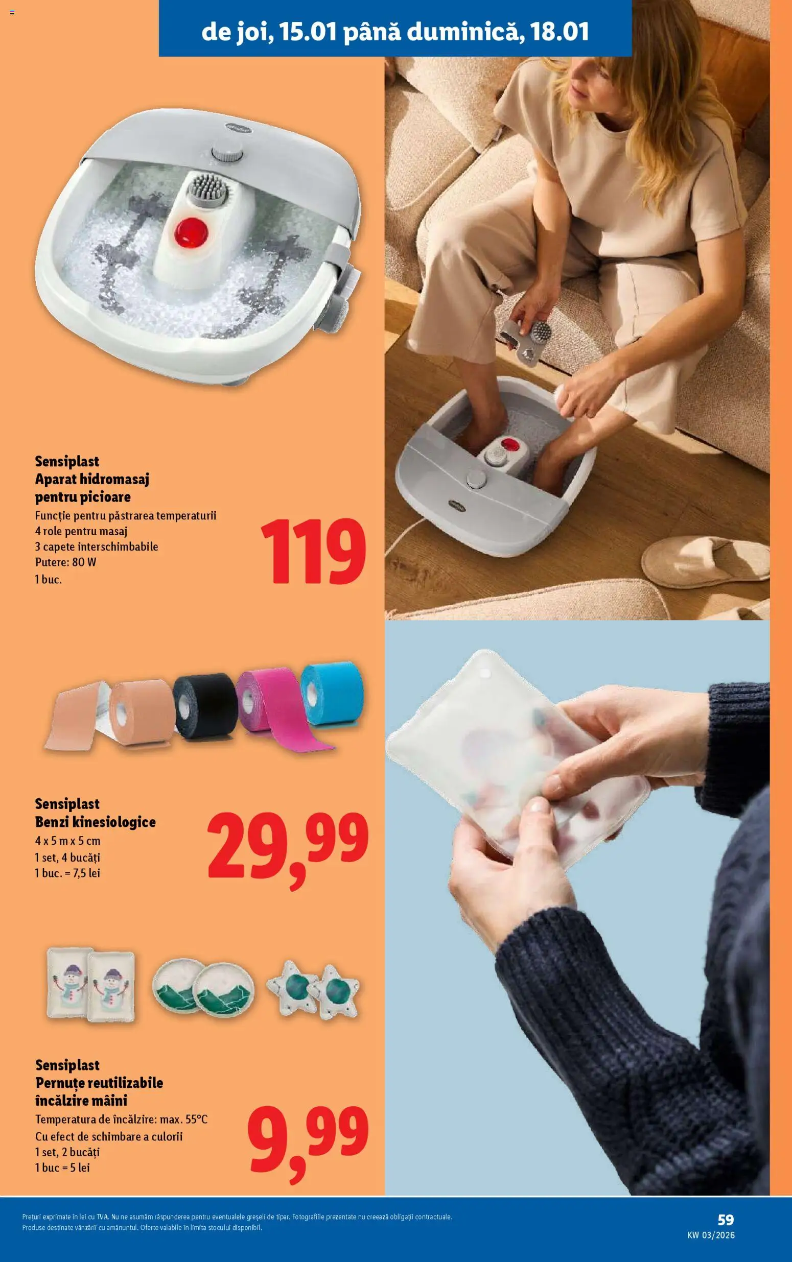 Noul catalog Lidl – valabil de la 12.01.2026 | Pagină: 59 | Produse: Role