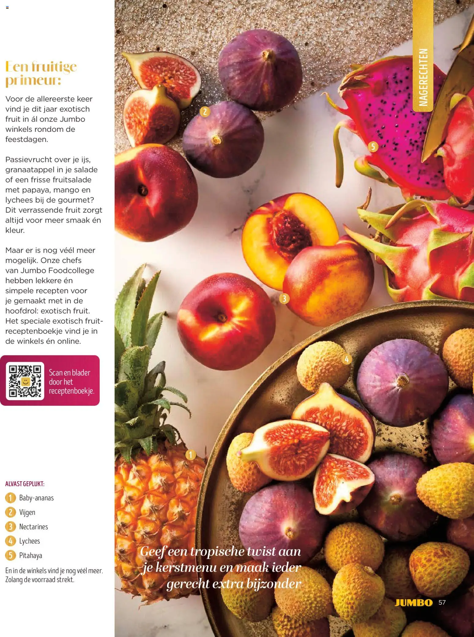 {H1} | Pagina: 57 | Producten: Nectarines, Salade, Mango, Granaatappel