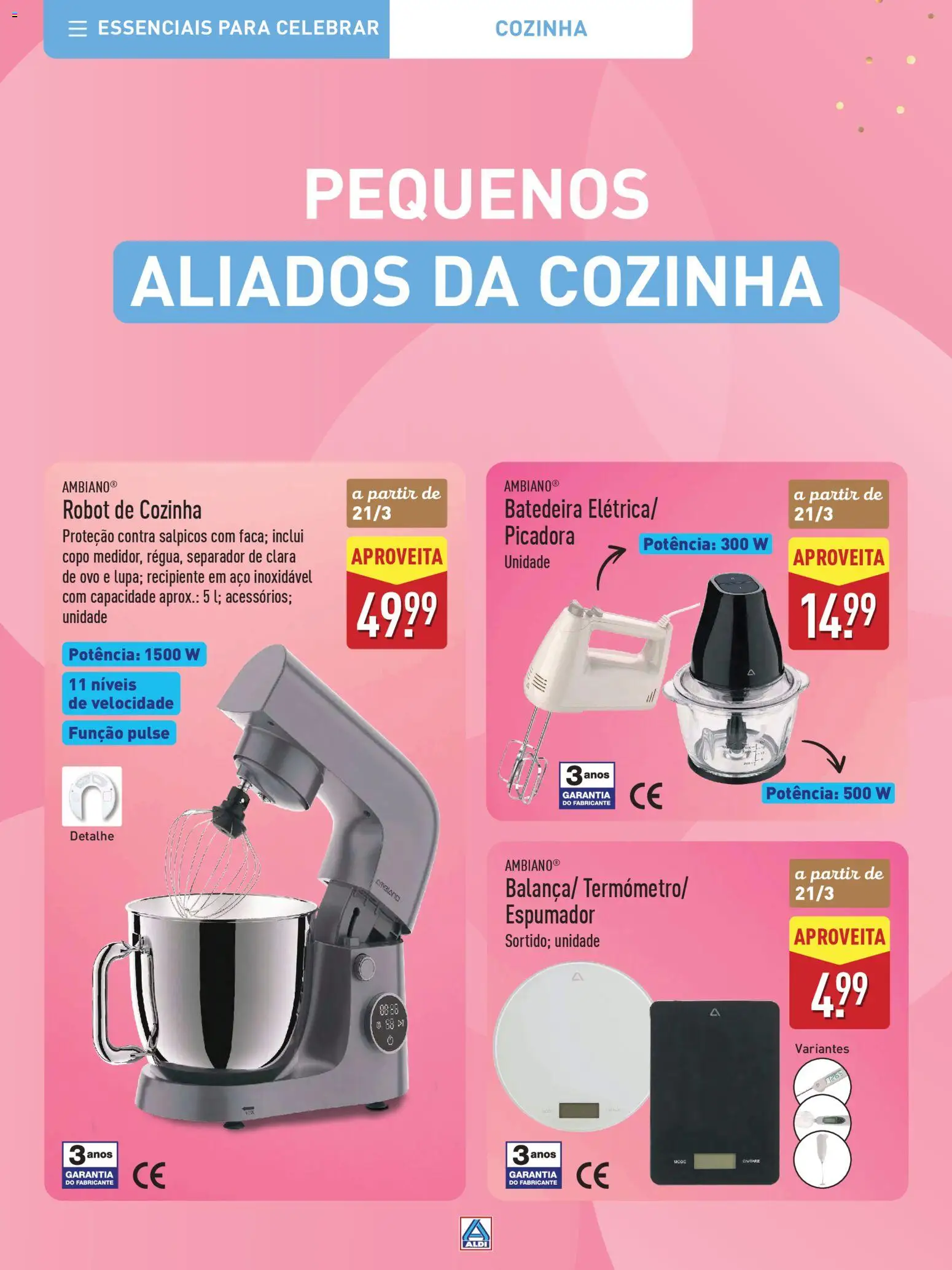 Aldi Especial Páscoa │ válido de 11.03.2026 | Página: 60 | Produtos: Batedeira