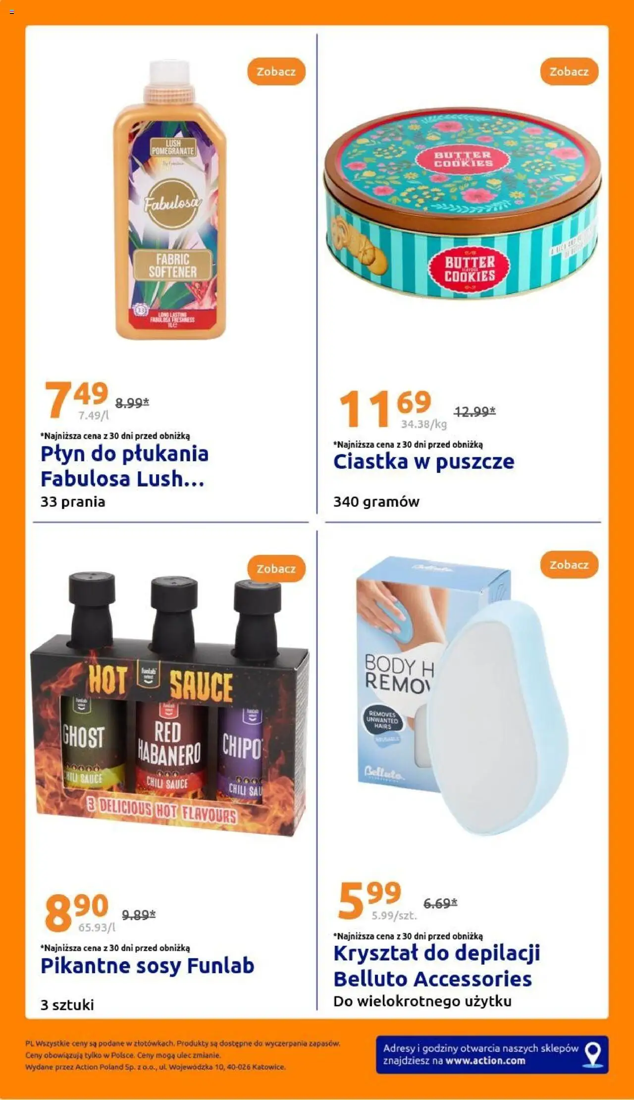 Action Gazetka od 20.08.2025 | Strona: 30 | Produkty: Chili, Body, Ciastka