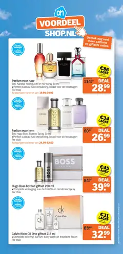 Albert Heijn - Voordeelshop folder week 51 - Voorbeeld van een folder van Albert Heijn, geldig van 14.12.2025 | Pagina: 5 | Producten: Deodorant, Parfum, Eau de toilette, Marhacomb
