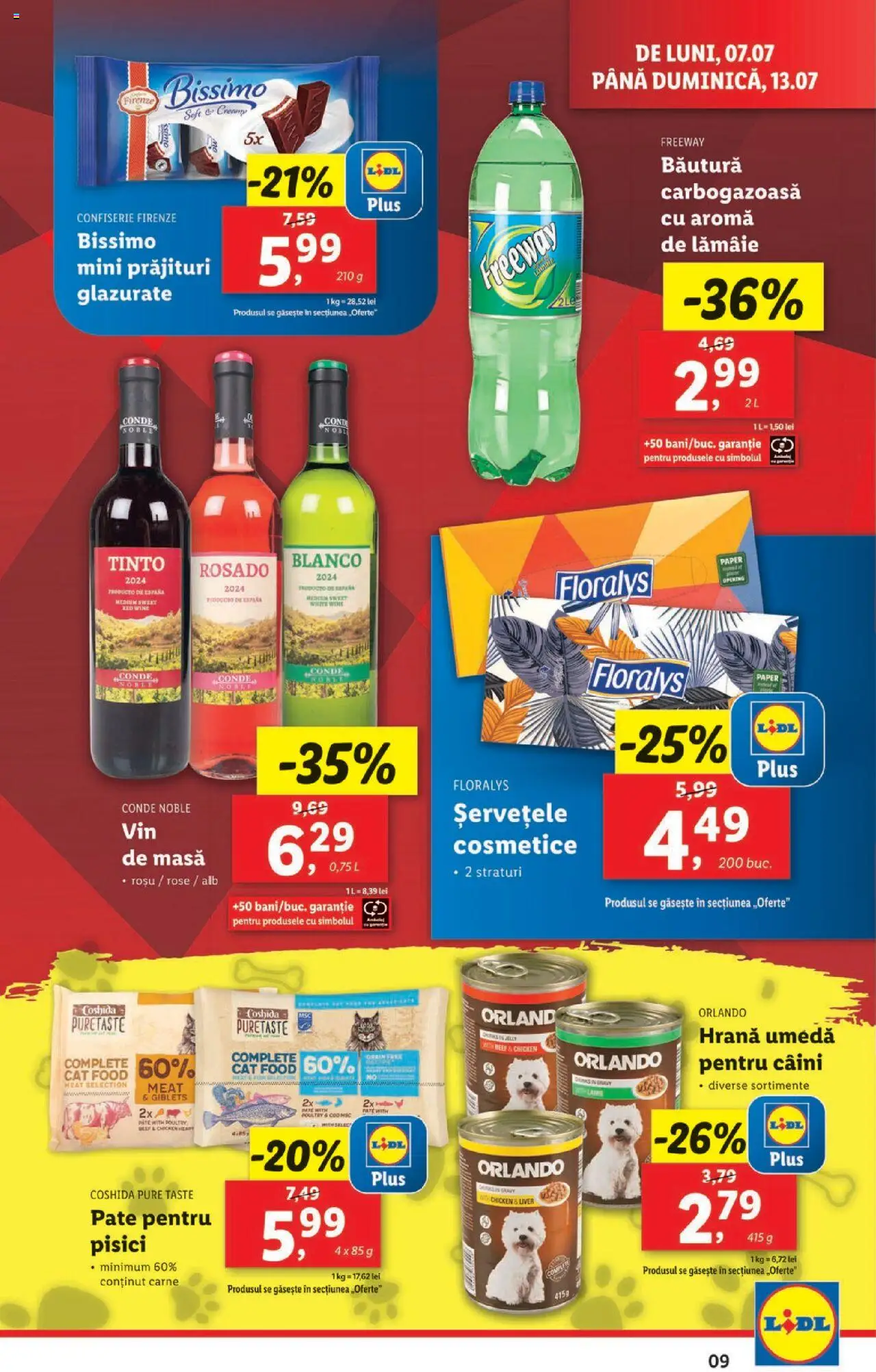 Catalog Lidl – valabil de la 07.07.2025 | Pagină: 9 | Produse: Masă, Pate, Lămâie