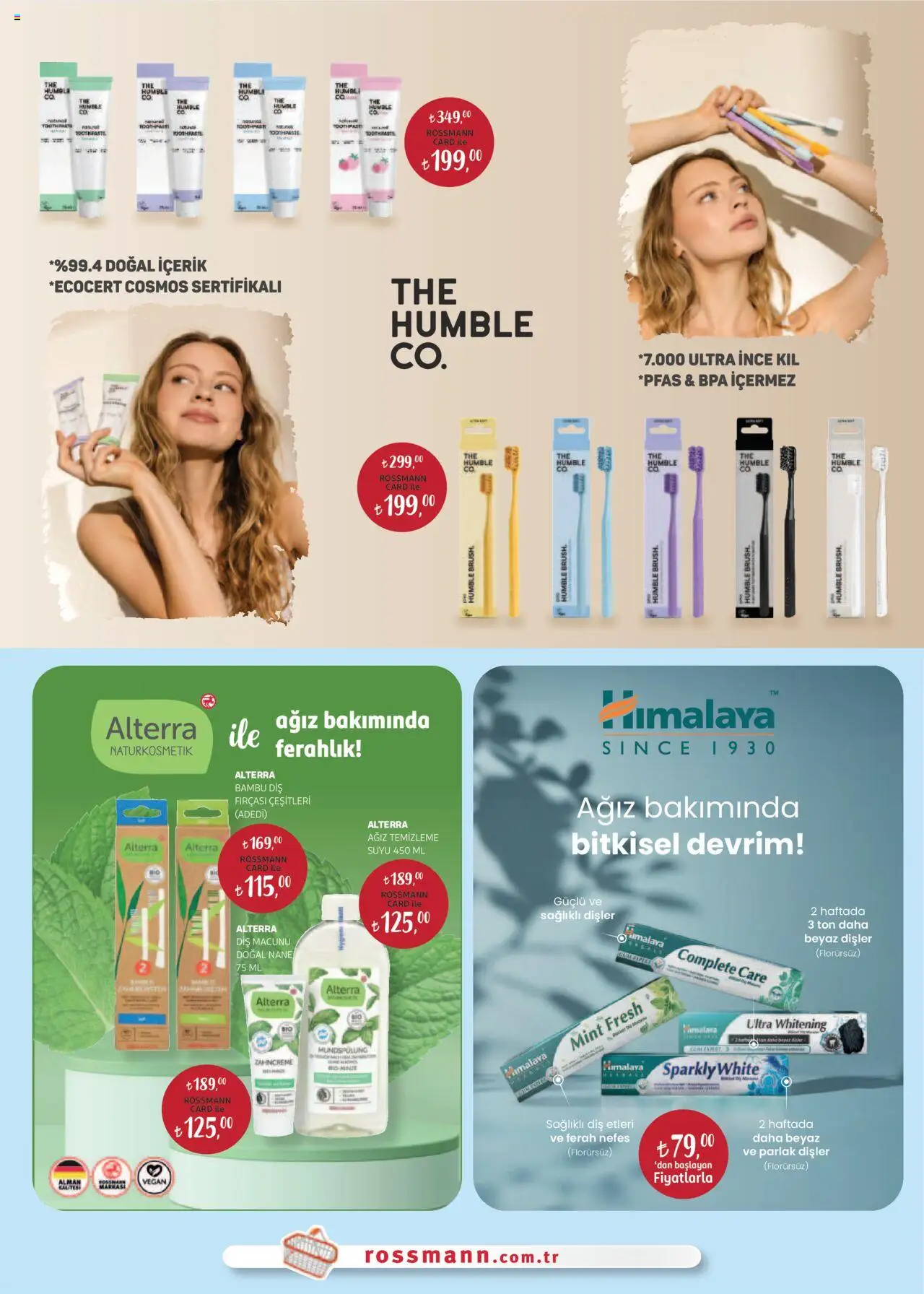 Rossmann Ağustos Kişisel Bakım Kataloğu - 04.08.2025 tarihinden itibaren geçerlidir | Sayfa: 15 | Ürünler: Diş macunu, Diş fırçası, Nane
