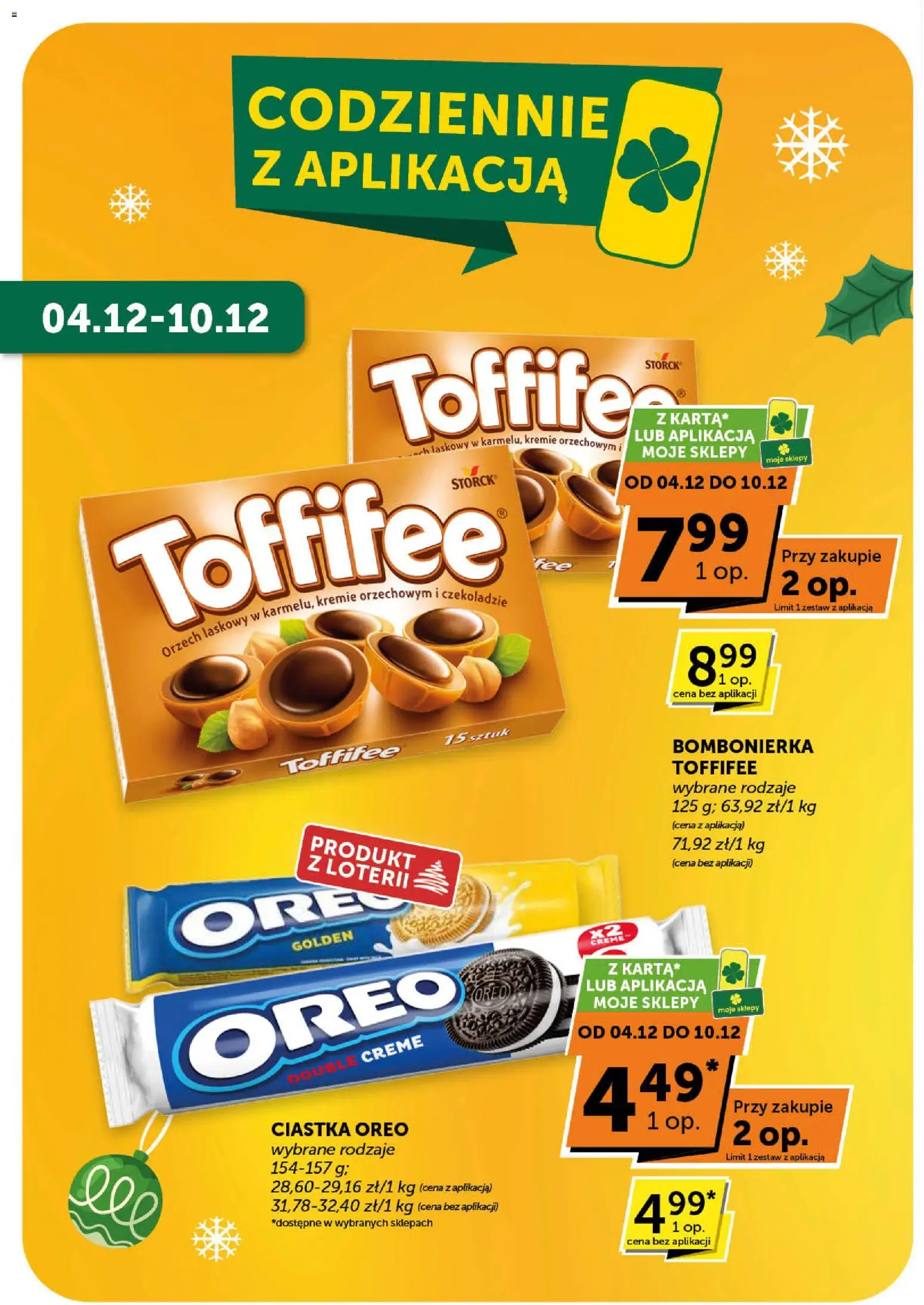 ABC Gazetka - Market od 27.11.2025 | Strona: 28 | Produkty: Bombonierka, Toffifee, Ciastka Oreo, Ciastka