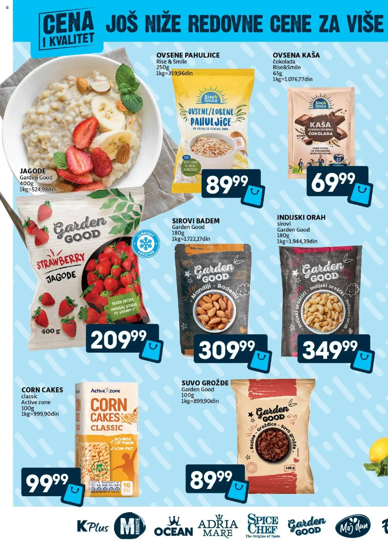 Idea katalog - važi od 07.08.2025 | Strana: 8 | Proizvode: Ovsena kaša, Ovsene pahuljice, Orah, Čokolada