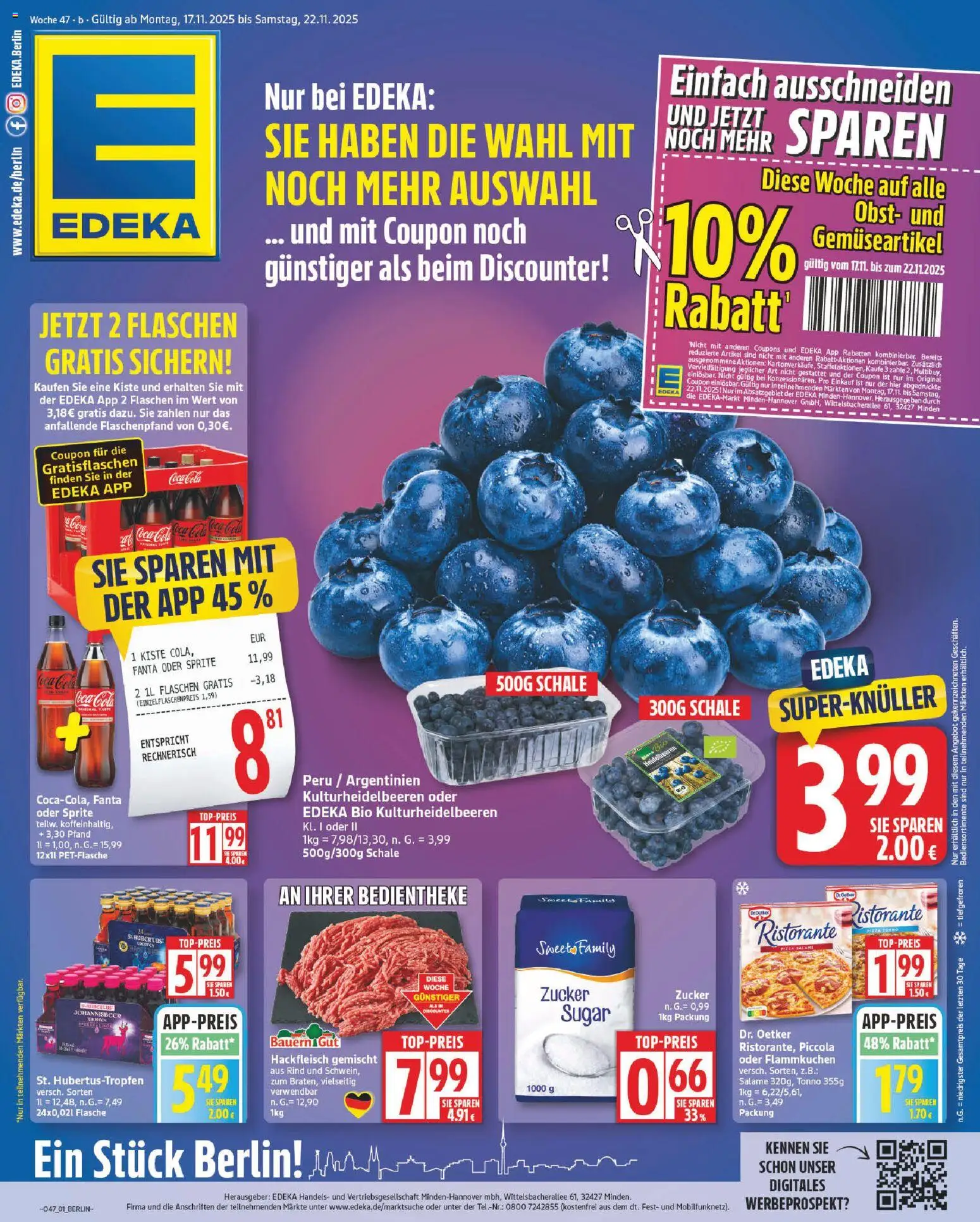 Edeka Prospekt 	 – gültig ab 17.11.2025 | Seite: 1