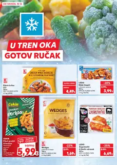 LEDO Riblji štapići, LEDO Riblji štapići s okusom pereca 364 g - Pregled kataloga iz trgovine Kaufland, vrijedi od 10.12.2025 | Stranica: 10 | Proizvodi: Riblji štapići, Ledo, Krumpir, Štapići