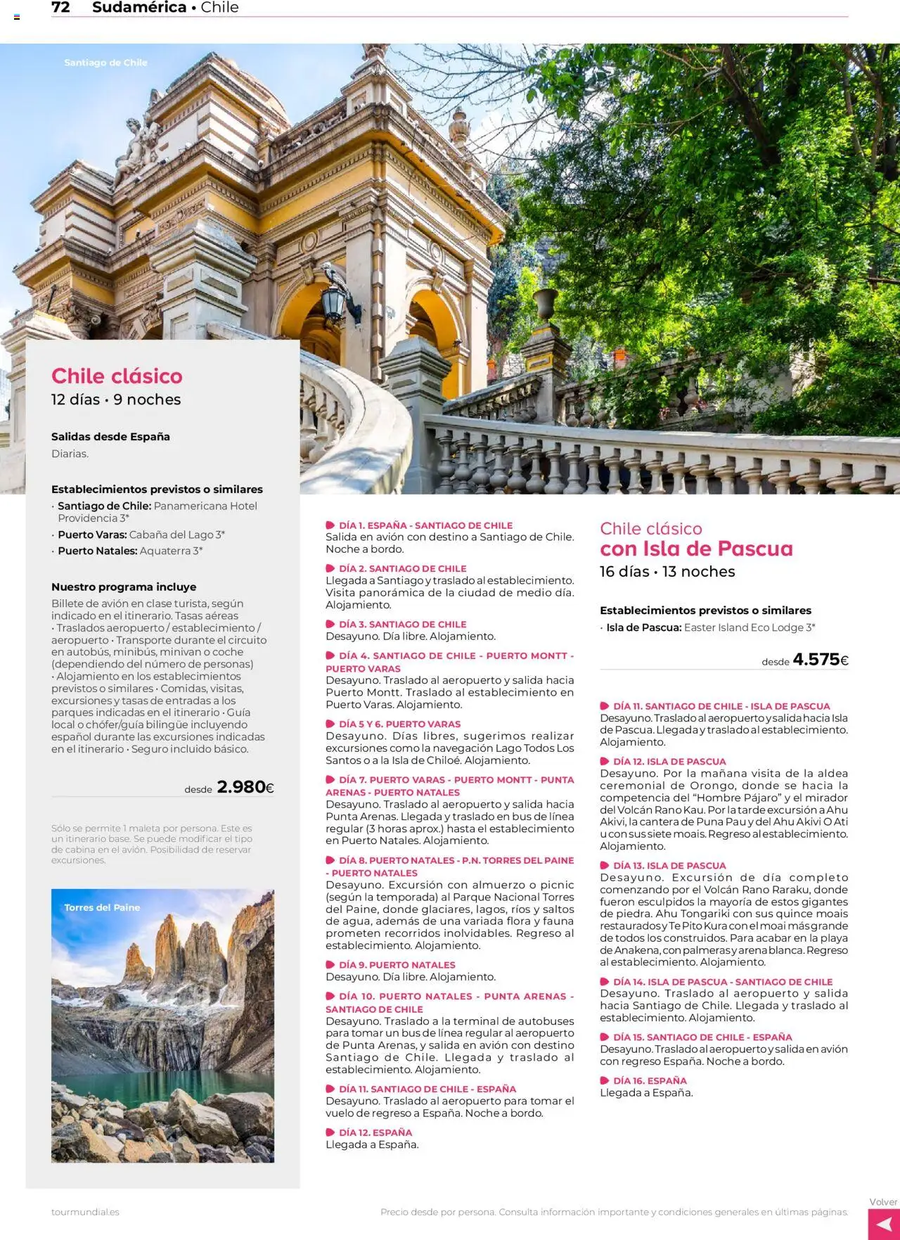 Viajes El Corte Inglés Centroamérica y Sudamérica │ válido desde el 01.01.2025 | Página: 72 | Productos: Maleta, Té, Navegación