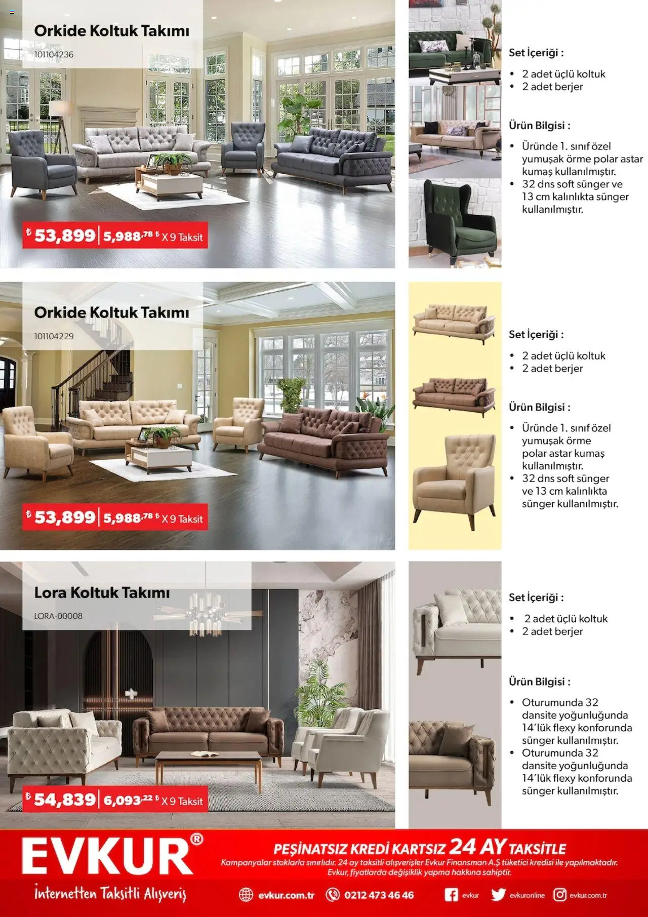 Evkur Katalog - 06.10.2025 tarihinden itibaren geçerlidir | Sayfa: 8 | Ürünler: Koltuk, Koltuk takımı