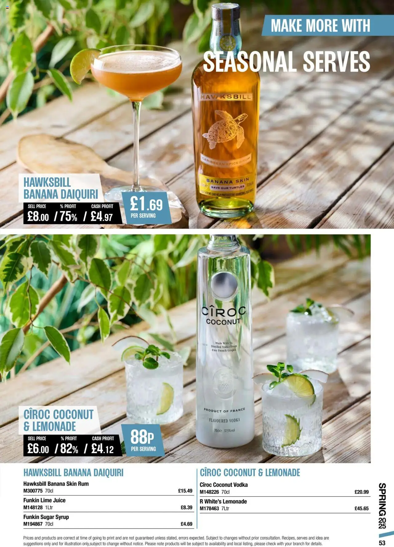  | Page: 53 | Products: Juice, Vodka, Coconut