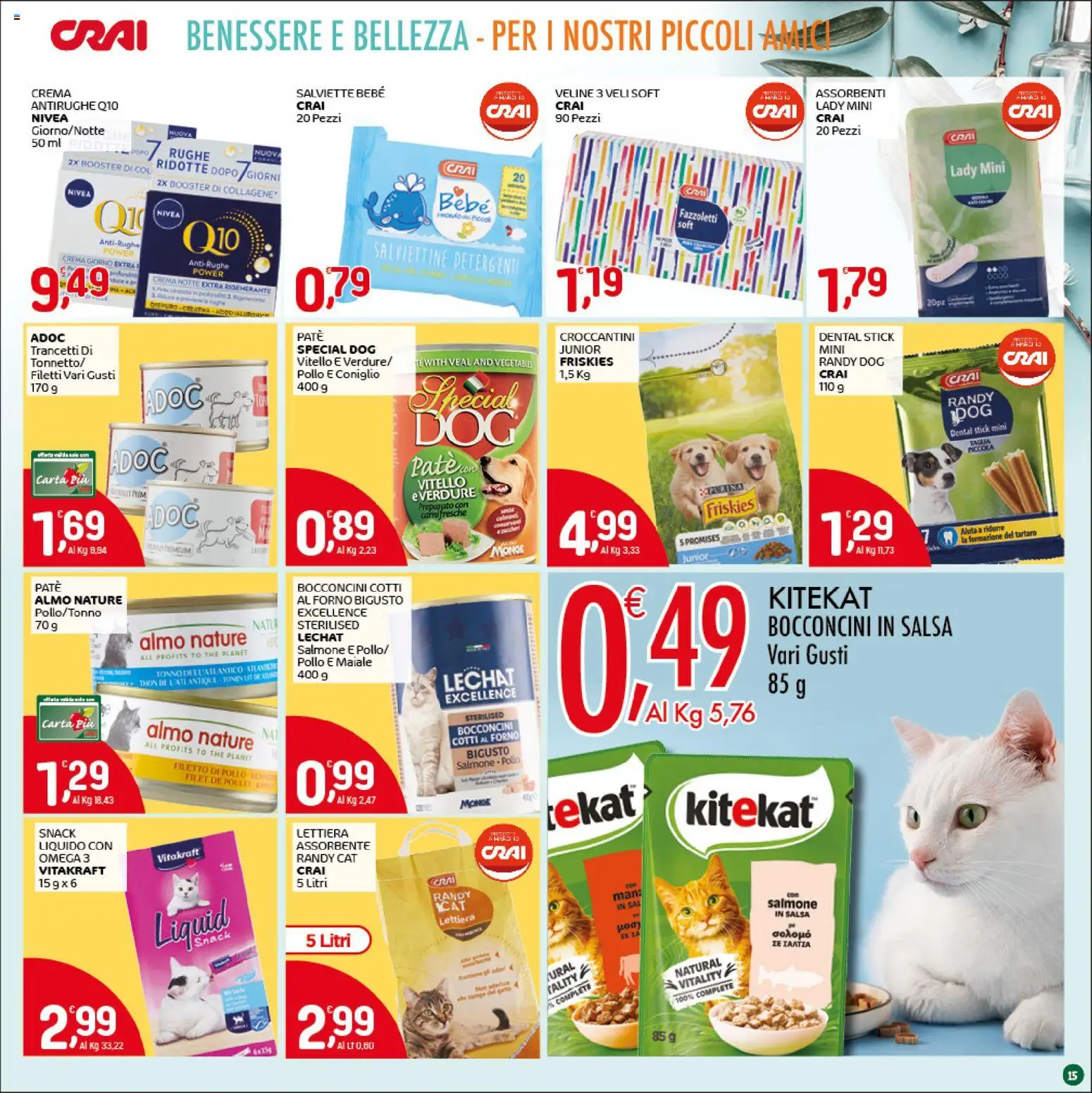 Volantino CRAI del 05.03.2026 | Pagina: 15 | Prodotti: Maiale, Veline, Fazzoletti, The