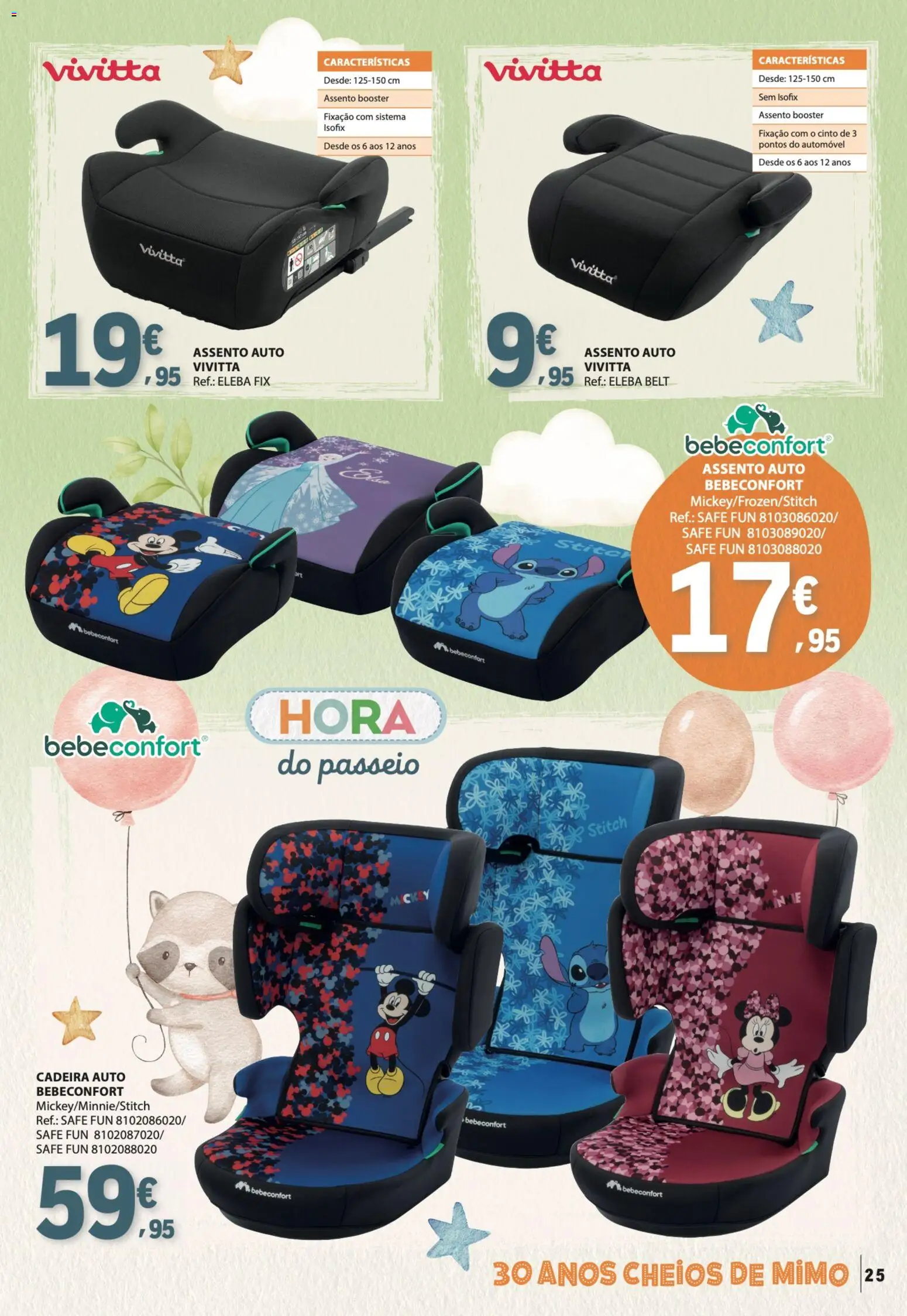E.Leclerc Especial Bebé │ válido de 13.01.2026 | Página: 25 | Produtos: Cinto, Cadeira
