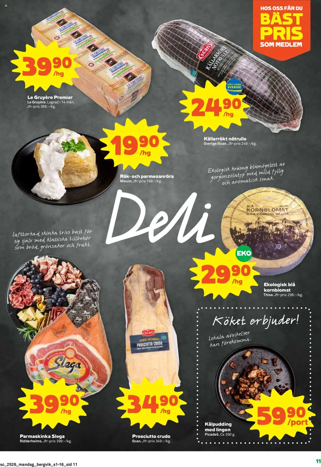 Stora Coop reklamblad aktuell från 23.06.2025 | Sida: 11 | Produkter: Skinka