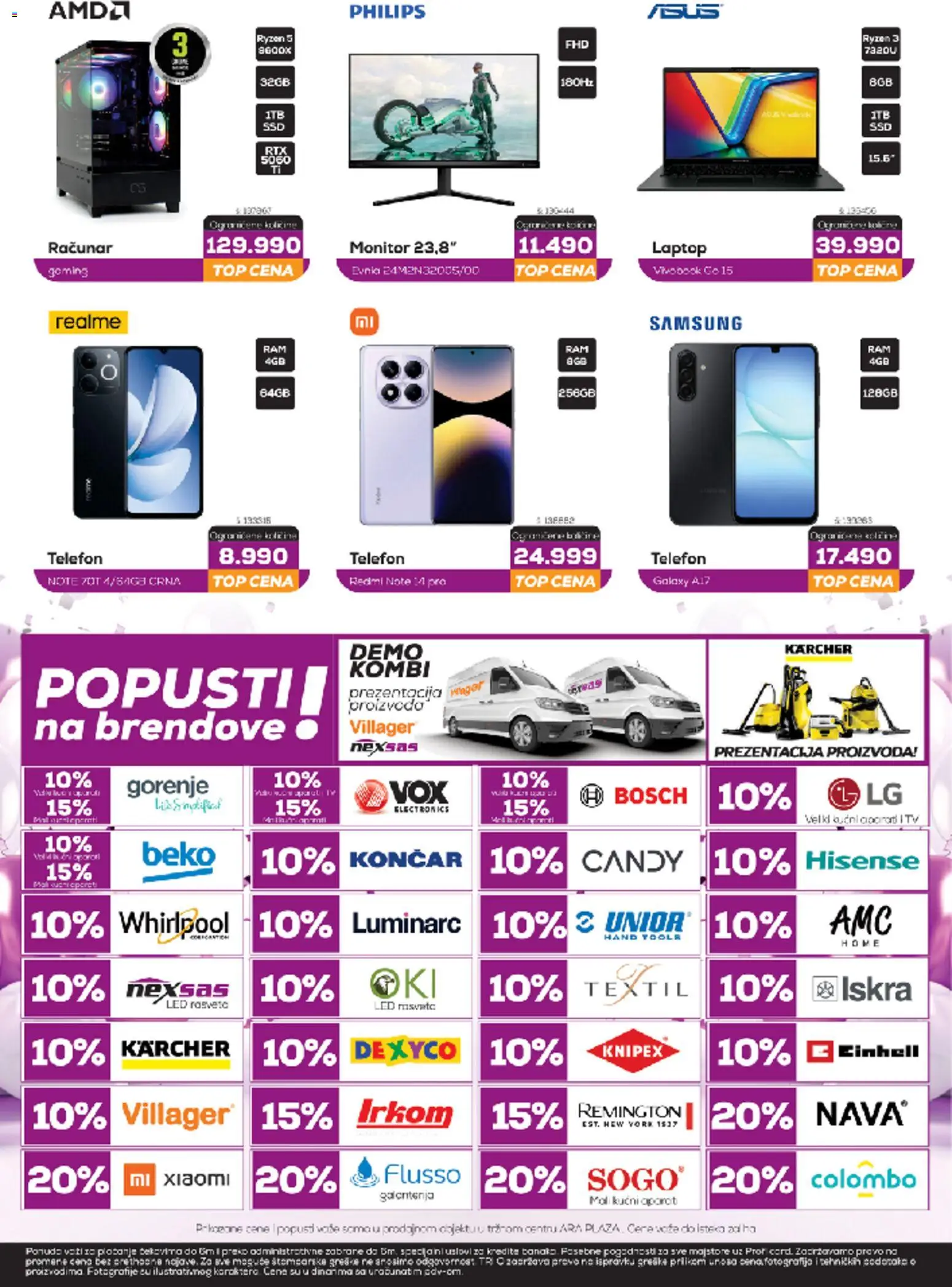 Tri O katalog - važi od 25.12.2025 | Strana: 4 | Proizvode: Bosch, Xiaomi, Telefon, Monitor
