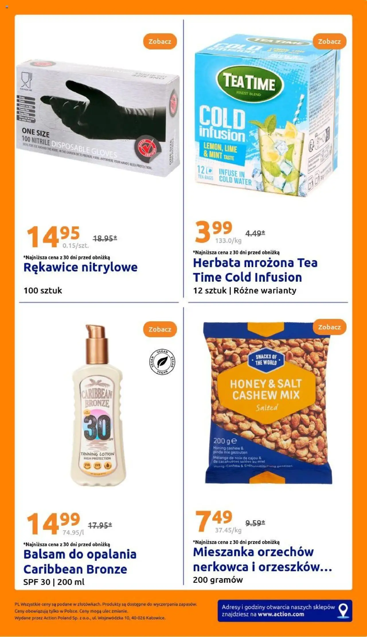 Action Gazetka od 13.08.2025 | Strona: 29 | Produkty: Herbata mrożona, Herbata, Lotion