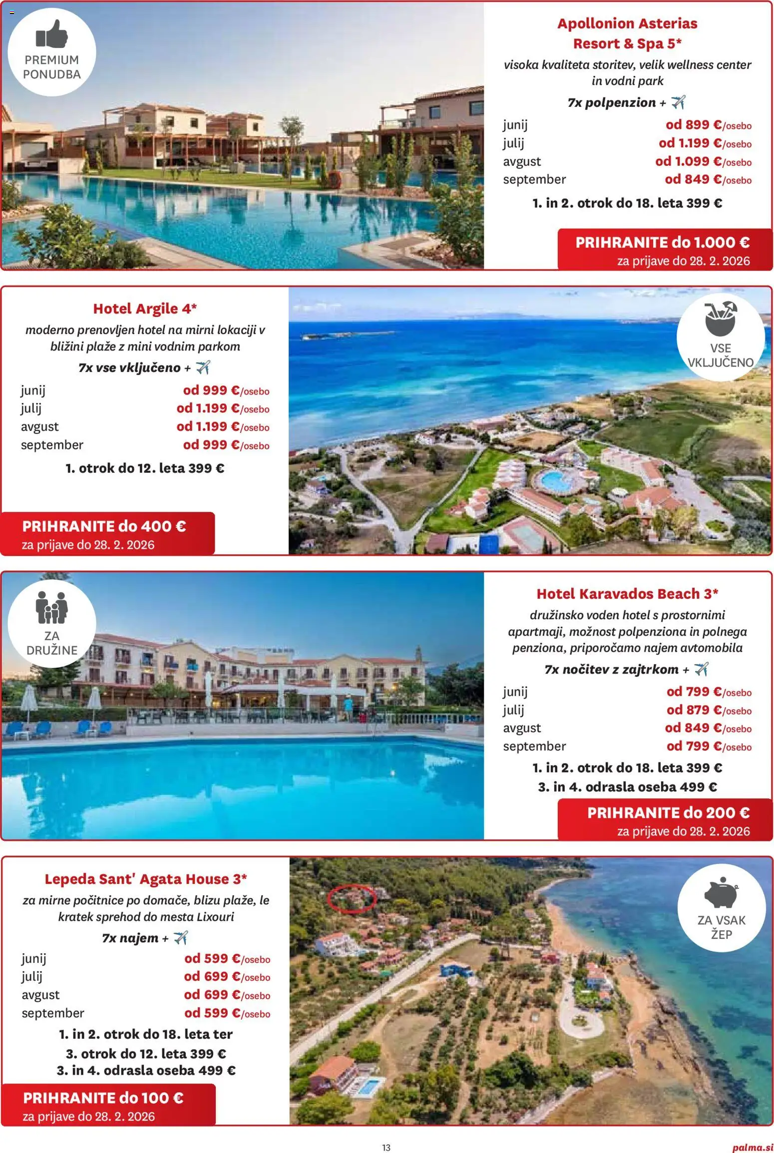 Novi Palma katalog ponudbe – veljaven od 01.01.2026 | Stran: 13