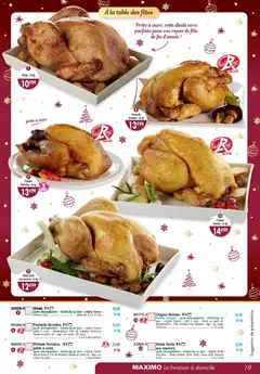 Maximo - Prévisualisation de Maximo catalogue valide à partir de 21.11.2025 | Page: 19 | Produits: Chapon, Four, Table, Pintade