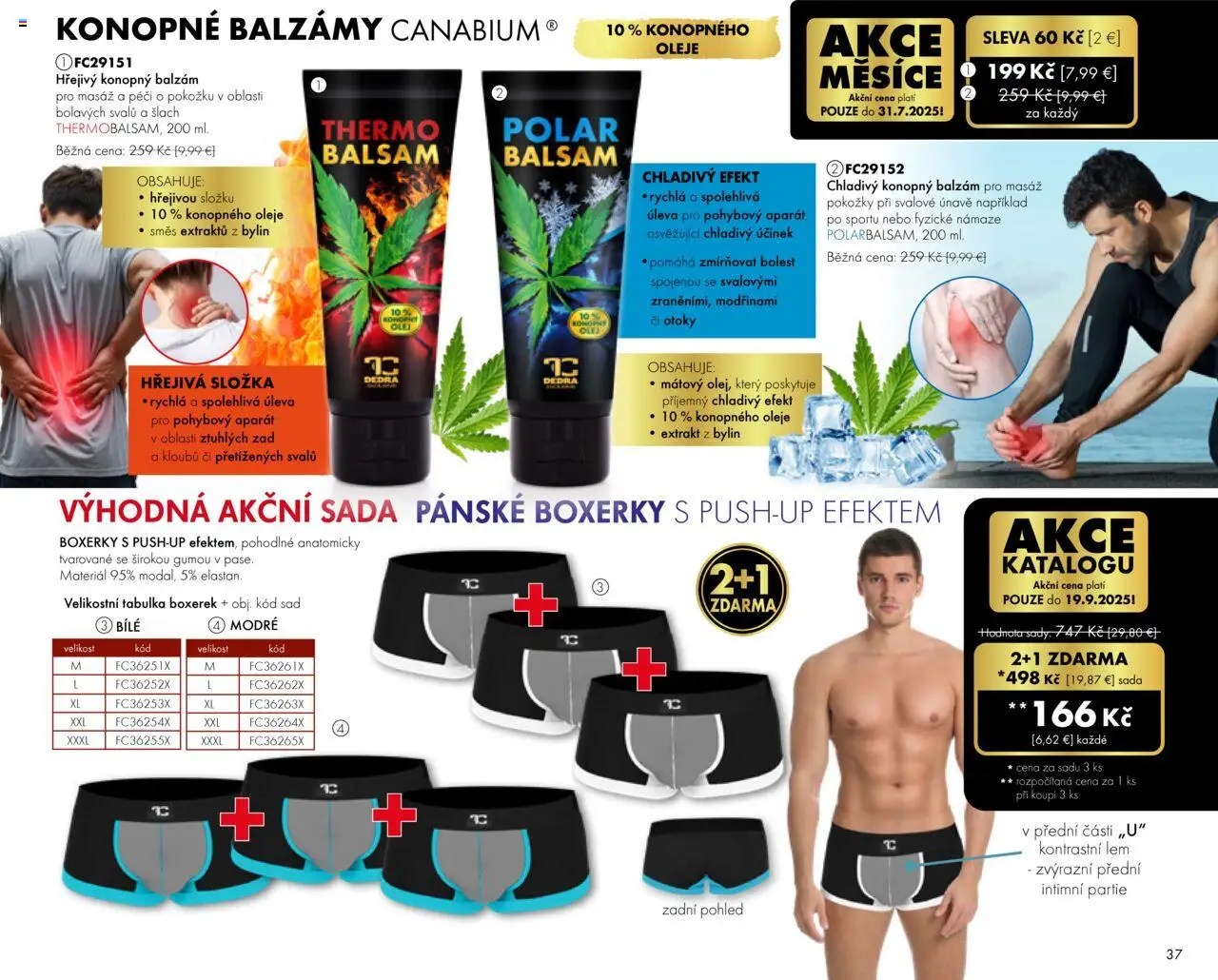 Dedra Katalog 7 2025 │ platný od 20.06.2025 | Strana: 37 | Produkty: Boxerky