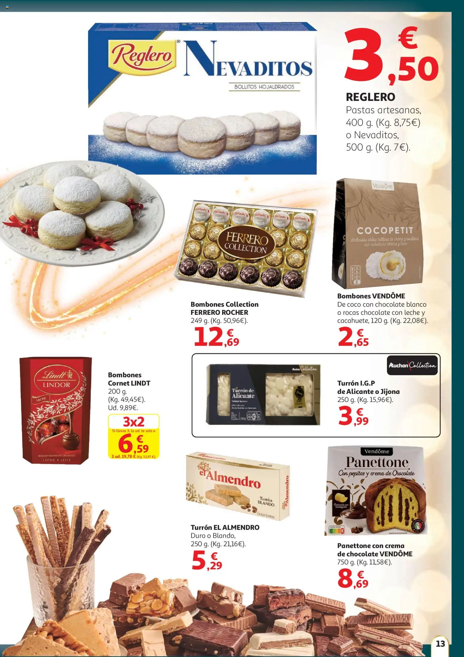 Alcampo -  Cat SST │ válido desde el 11.12.2025 | Página: 13 | Productos: Chocolate, Τυρόπιτα, Crema, Chocolate con leche