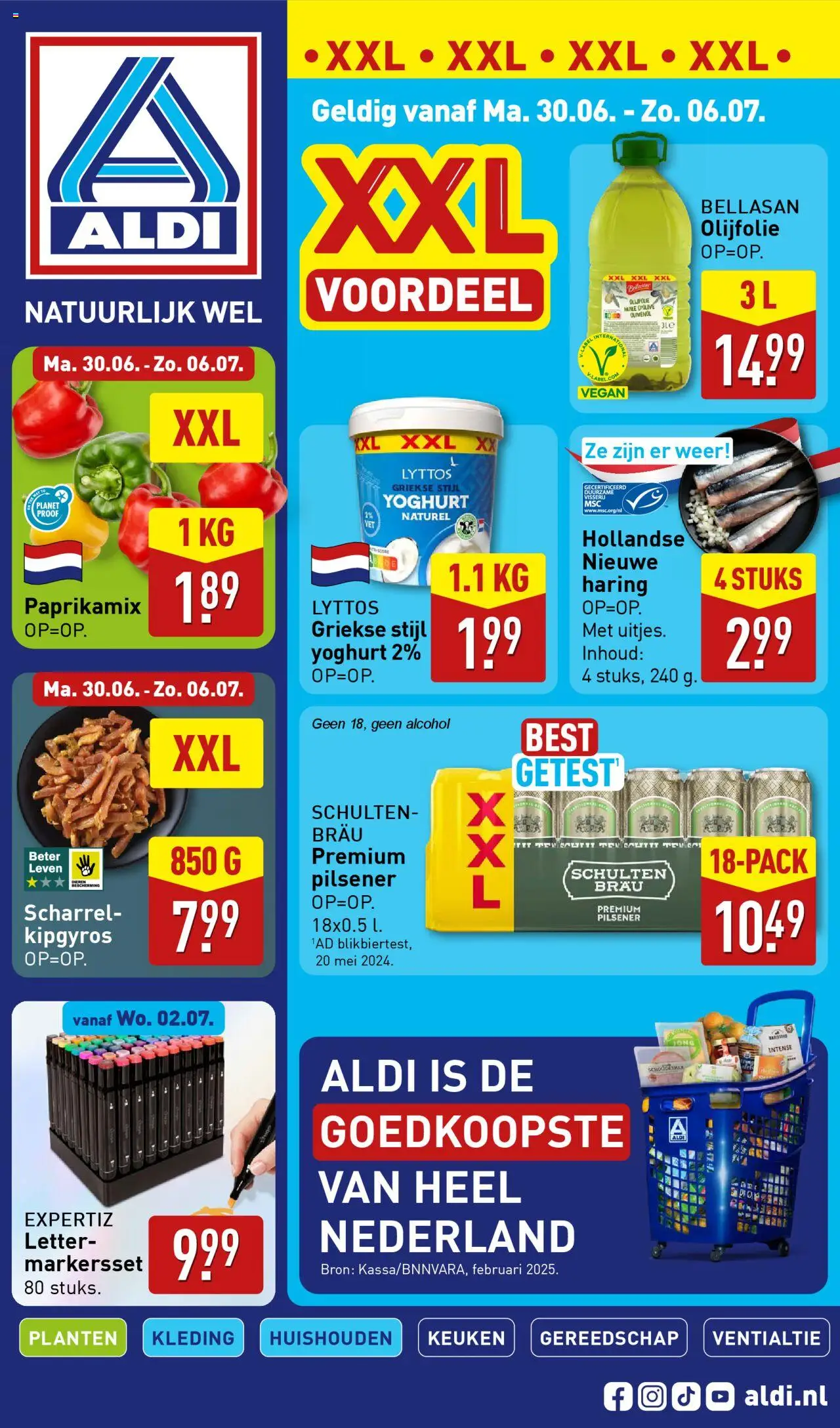  | Pagina: 1 | Producten: Yoghurt, Olijfolie, Sac de transport, Alcohol