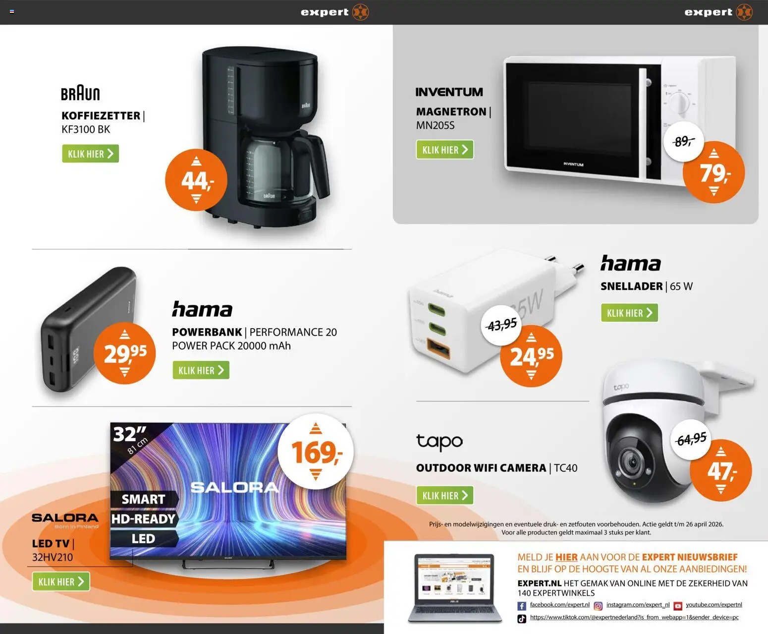 {H1} | Pagina: 22 | Producten: Tv, Camera, Parasztsonka