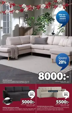 JYSK - erbjudanden - Förhandsvisning av reklamblad från butik JYSK aktuell från 01.12.2025 | Sida: 13 | Produkter: Soffa