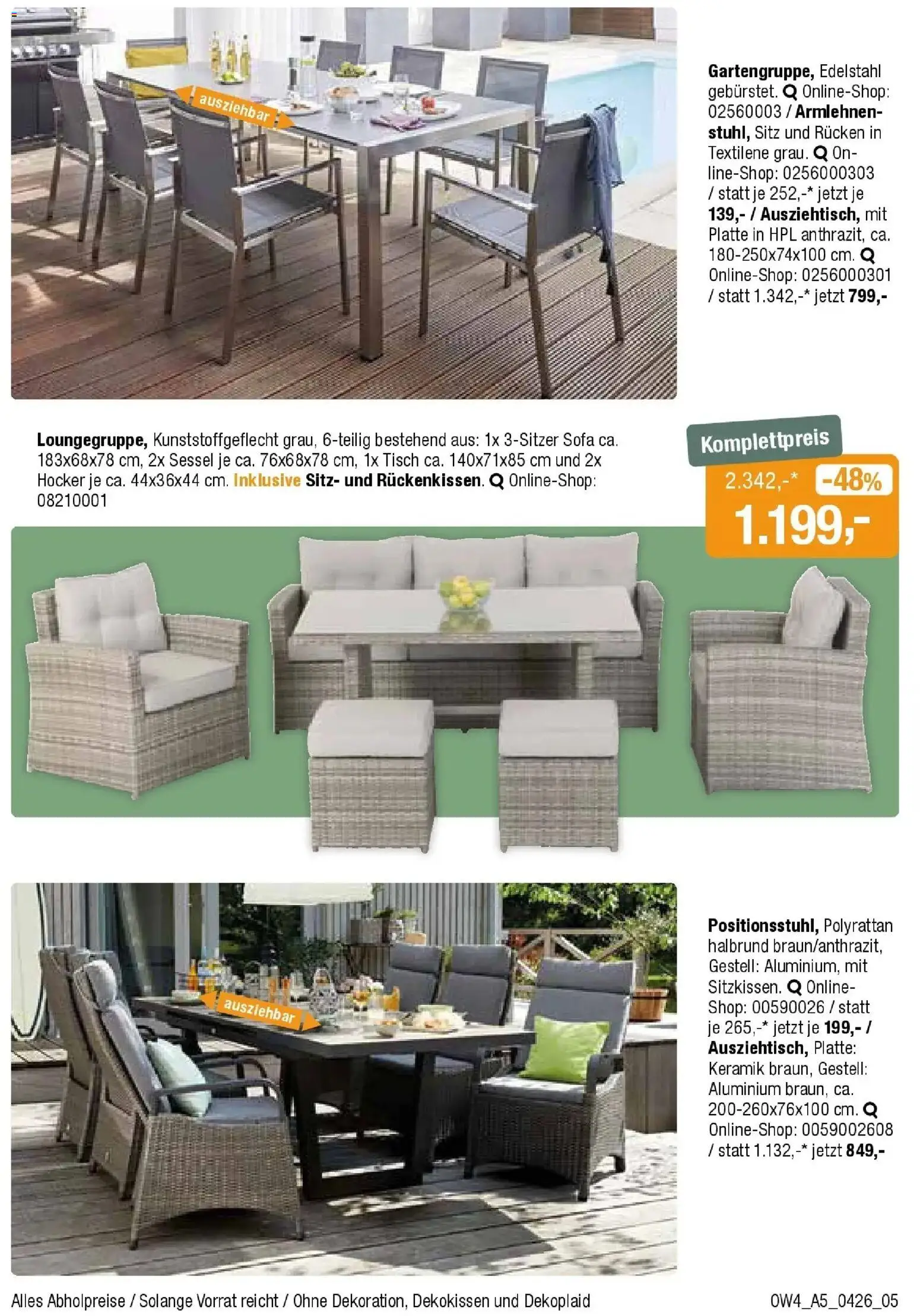 Angebote - Für Zuhause-Liebhaber – gültig ab 01.04.2026 | Seite: 5 | Produkte: Hocker, Sofa, Sessel, Tisch