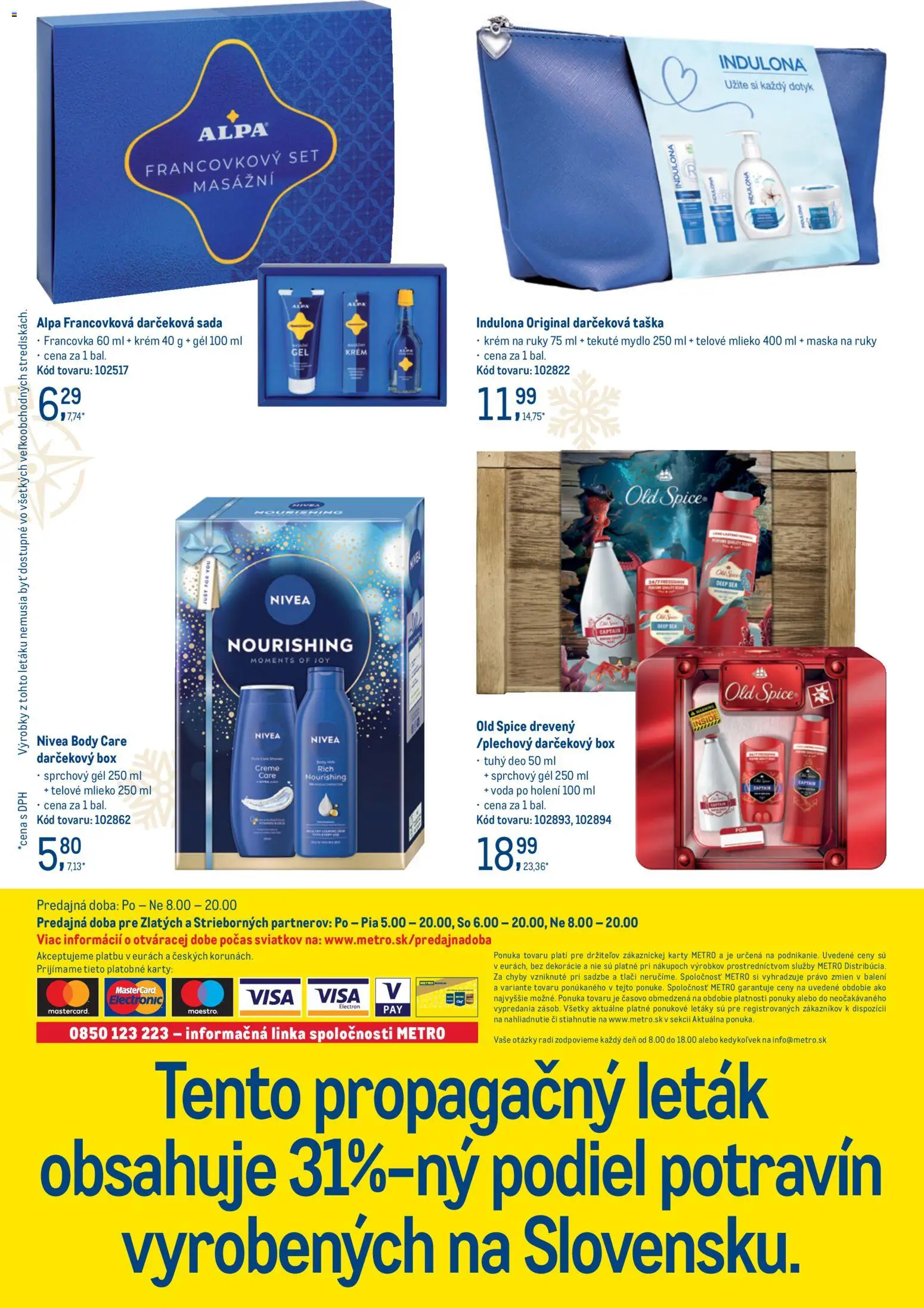 Nové Metro akcie – leták je platný od 19.11.2025 | Strana: 26 | Produkty: Mydlo, Alpa, Taška, Indulona