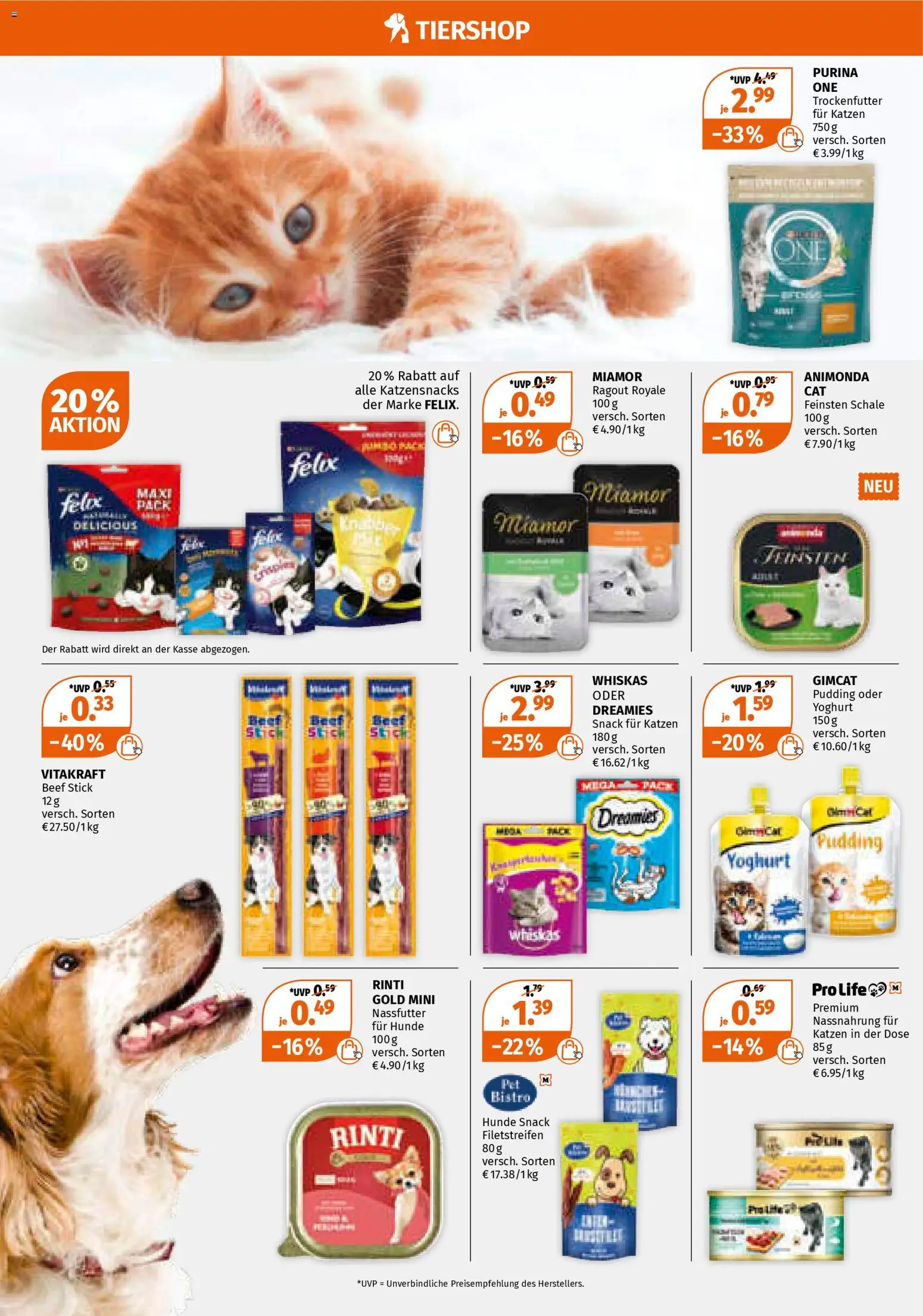 Müller Prospekt 	 – gültig ab 05.01.2026 | Seite: 8 | Produkte: Purina one, Pudding, Whiskas