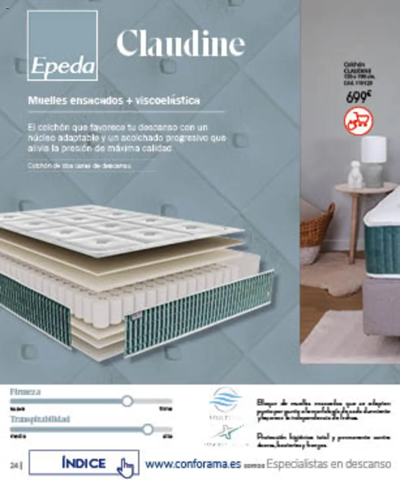 Conforama folleto │ válido desde el 07.08.2025 | Página: 24 | Productos: Colchon