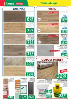 Jager katalog akcije – veljaven od 25.03.2026 | Stran: 4 | Izdelki: Podloga, Lepilo