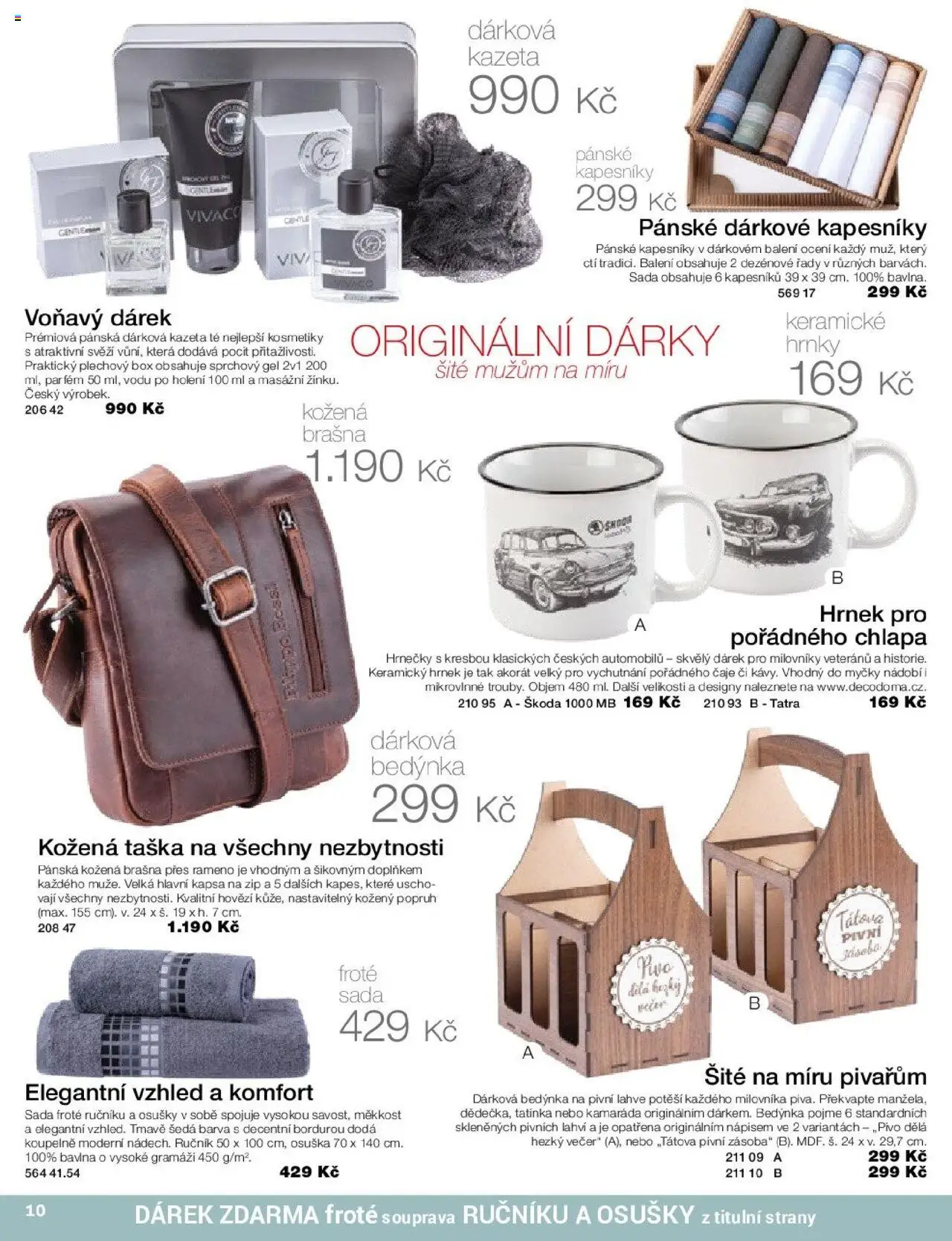 Decodoma katalog Vánoce 2025 od 09.10.2025 | Strana: 10 | Produkty: Sprchový gel, Box, Osušky, Parfém