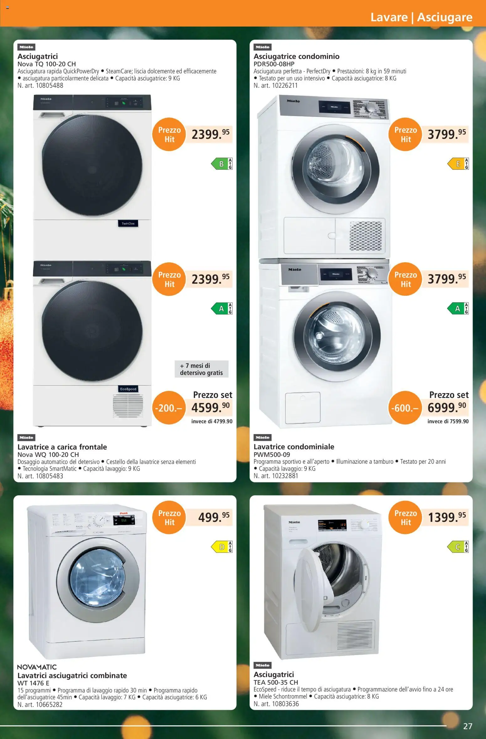 Fust Aktionen IT – gültig ab 01.12.2025 | Seite: 27 | Produkte: Miele