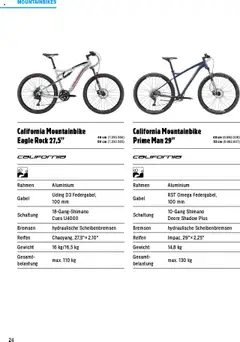 Jumbo Aktionen Dein Velo 2025 ab 21.02.2025 gültig | Seite: 24 | Produkte: Rock, Mountainbike, Gewicht