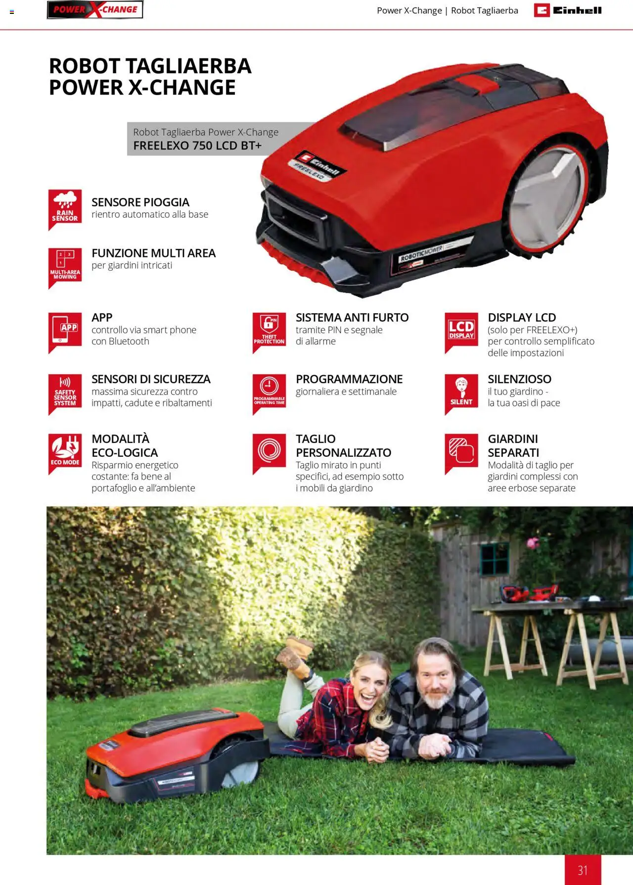 Volantino Einhell del 01.02.2025 | Pagina: 31 | Prodotti: Portafoglio, Robot