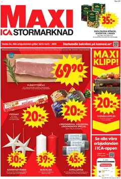 ICA Maxi - Kävlinge - Förhandsvisning av reklamblad från butik ICA Maxi aktuell från 10.11.2025