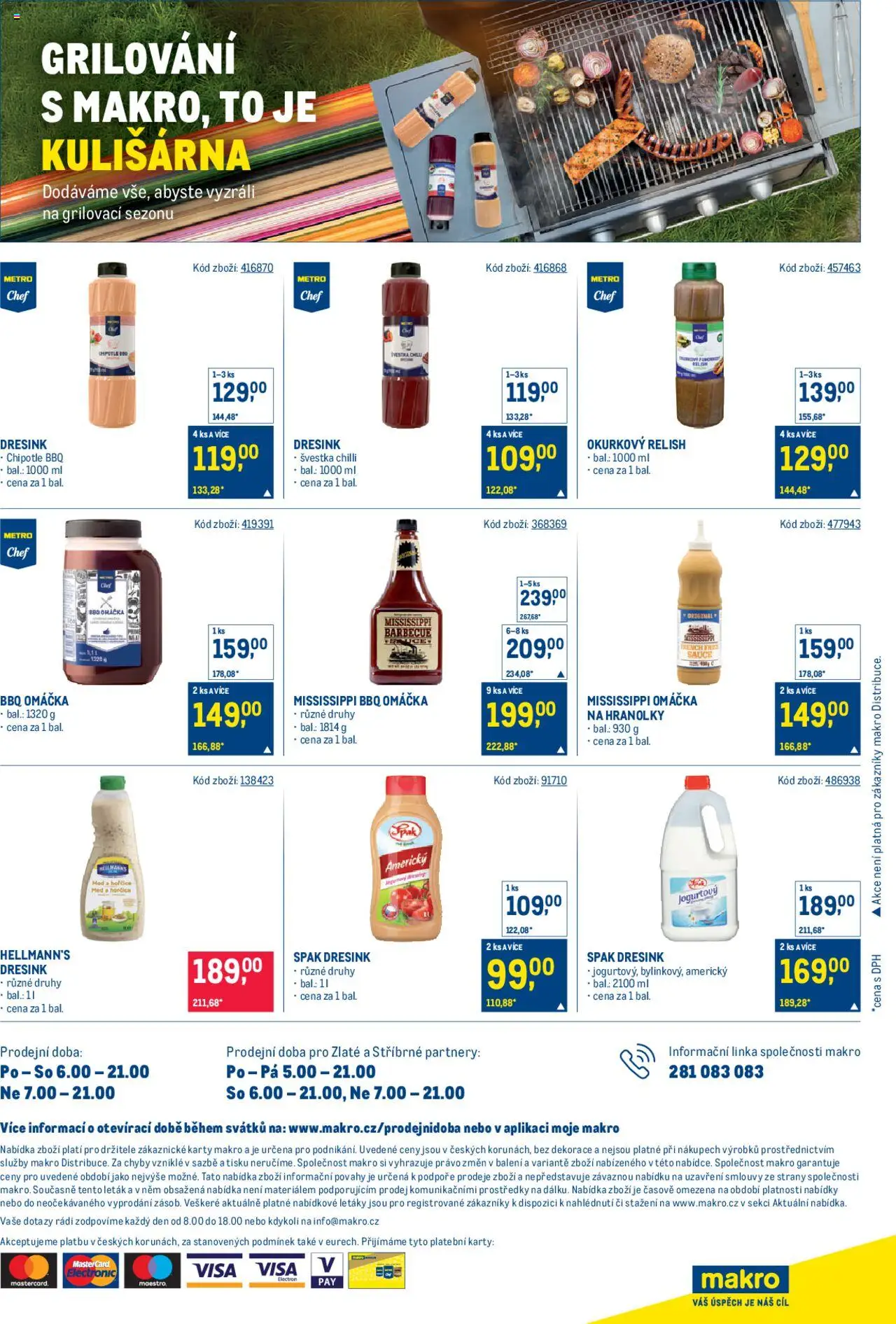 Makro leták - Gastronomie od 04.06.2025 | Strana: 24 | Produkty: Grilování, Hranolky, BBQ omáčka, Karty